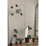 Lambader Gold Metal Modern Tasarım Ayarlanabilir Başlık Lüx Yerden Dekoratif Aydınlatma 160 Cm