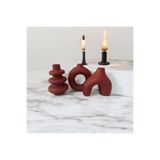 lambader Minimal Üçlü Süs Takım, Vazo, Ev Dekorasyon Ürünü, Hediyelik Ev Eşyası, Biblo Süs (10CM)