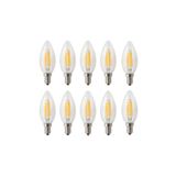 Lambam 10 Adet 4 Watt E 14 Led Avize Ampulü Dimmerlenebilir Özellikli Günışığı