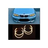 Lambbos Bmw E46 Coupe Uyumlu Angel Halka Yeni nesil Led amber sarı