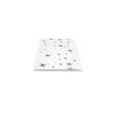 Lambiri Düz Siyah Yıldızlı Plastik Pvc Duvar - Tavan / 10 Adet 20 Cm X 2 Metre - 4 Metrekare