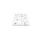 Lambiri Düz Siyah Yıldızlı Plastik Pvc Duvar - Tavan / 10 Adet 20 Cm X 3 Metre - 6 Metrekare