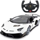 Lamborghini Aventador Svj R/c 1/14 Uzaktan Kumandalı Araba - Açık Mavi