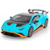 Lamborghini Huracan Sto Işıklı Uzaktan Kumandalı Araba - Mavi