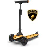 Lamborghini Resmi Lisanslı 3+Yaş Için Işıklı 3 Tekerlekli Kademeli Uzayabilen Premium Çocuk Scooter - Turuncu
