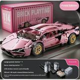 Lamborghini Sian 1:14 Buıldıng Bloks 1314 Parça Çift Motorlu Uzaktan Kumandalı Spor Araba Yapı Blokları Gençler & Yetişk