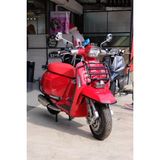 Lambretta G 350 Ön Taşıma Demiri * Siyah* (Sis Farı Montaj Ayaklı) / Friendship - Standart - Renkli