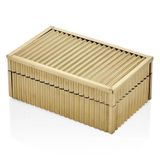 Lamedor Shınny Kucuk Dıkdortgen Kutu Gold 20X13x8 Cm