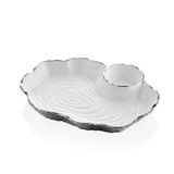 Lamedor Unformed Beyaz Sılver Sos Tabagı 33,5x26,5x4,5 Cm