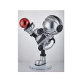 Lamedore Astronaut Doing Karate Silver Büyük Dekoratif Obje 46x27x55 cm 1XSJ-9828