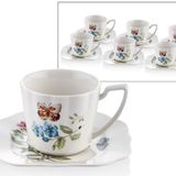 Lamedore Butterfly Serisi 6 Kisilik Cay Fincani 220 Cc 1Jyc-107