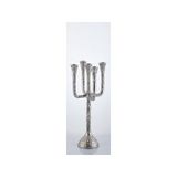 La'Medore Cactüs Small 5 Lights Nickel 15x15x44 cm Candle Stand