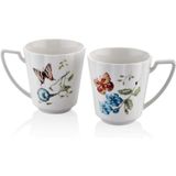 LAMEDORE Joy Carmen Butterfly 2 Li Mug-kupa Seti 350 Cc, Kerman08131