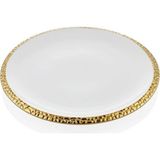 Lamedore Mesh Beyaz Gold Pasta Tabagı 21X21X2,5 cm (6)