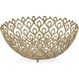 Lamedore Peacock Gold Yuvarlak Büyük Dekoratif Kase 47X47X19 cm - 1 lt