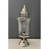 Lamedore Samovar Musluklu Şerbetlik Nikel 23X20,5X48,5 cm