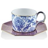 Lamedore Tea Delight Çay Fincanı Prussian Blue Blooming Baroque 1 Adet - Mavi - 17,8 x 8 x 16 cm