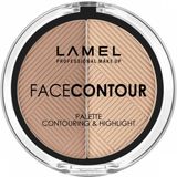 Lamel Professional Face Kontür Paleti No 401 Yüz Şekillendirme için İki Tonlu Doğal Görünüm