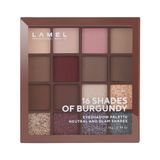Lamel Professional Göz Farı Paleti 16 Shades Of Burgundy No 16-4