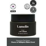 Lamelin Salyangoz Mukus Filtratı İçeren Onarıcı Büyük Boy Krem Lamelin Snail 4 İn 1 Cream 100 ml