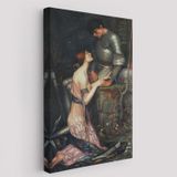 Lamia ve Şövalyesi Orenco Kanaviçe William Waterhouse Dekoratif Kanvas Tablo 6263