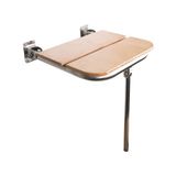 LaMiaSeta Engelli Duş Oturağı Ahşap Model Banyo Oturağı