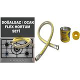 LaMiaSeta Gass Gaz Ocak Flexi 50 cm Ev Tamir Seti(Ocak Flexi-Macun-Teflon)