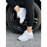 Lamiashoes Kadın Gizli Topuk Yüksek Taban Spor Ayakkabı - Beyaz