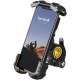 Lamicall Bisiklet Cep Telefonu Tutucu, Motosiklet Cep Telefonu Tutucu - iPhone 17/16/15/14 Pro Max Plus, SE, 13/12 Pro Max Mini, 11 Pro Max, Xs, XR, X, 8, Samsung S23 S22, Akıllı Telefon için Evrensel