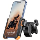 Lamicall Cep telefonu tutucu, motosiklet, cep telefonu tutucu, bisiklet – 【1s hızlı gerdirici】 Çekim işleri için gidon tutucu, evrensel cep telefonu bisiklet tutucu, iPhone 17, 16, 15, 14, 13 Pro Max
