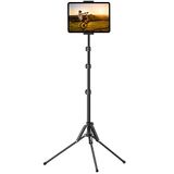 Lamicall Tablet Tripod Tutucu, Tablet Standı - Yüksekliği 65 inç'e kadar ayarlanabilir tutucu tripod 2022 iPad Air Mini 2 3 4 5 6, iPad Pro 9.7, 10.5, 12.9, Tab, iPhone, akıllı telefon ve tablet için