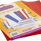 Lamiess 100'lü Kırmızı A-4 160 Mıc. Opak Cilt Kapağı