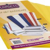 Lamiess 100'lü Sarı A-4 160 Mıc. Opak Cilt Kapağı
