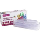 Lamiess 14 mm 4:1 Şeffaf Plastik Helezon Spiral 100 Adet Bağlama Fonksiyonu