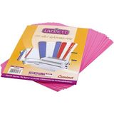 Lamiess A4 500 Micron Pp Cilt Kapağı 50'li Pembe Renkli Dosya Seti 50 Adet
