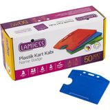 Lamiess Lms 214 Yatay Plastik Kart Kabı Mavi
