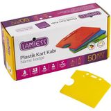 Lamiess Lms 214 Yatay Plastik Kart Kabı Sarı