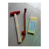 Laminant Parke Pro Usta Seti 2*17Cm Kestamid Döşeme Çakma Takoz 500Gr Çekiç Ve 3*32Cm Çektirme Demir
