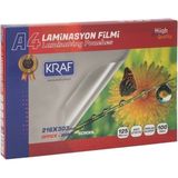 Laminasyon Filmi A4 216X303 mm 125 Micron 100'LÜ Paket - Seçenek 1 - Altın
