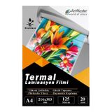 Laminasyon Filmi Parlak A4 20 Li 1 Paket 125 Mikron Laminasyon Kaplama Pvc Kaplama Poşeti 20 Adet