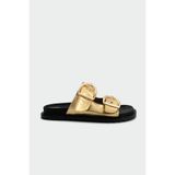 LAMİNTA Holix Gold Toka Detaylı Gold Terlik