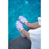 Laminta Misha Kalp Detaylı Tokalı Jelly Kadın Lila Sandalet