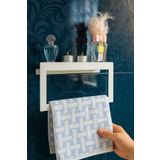 Lamizon Mutfak Havlusu Bulaşık Bezi Mutfak Sıvı Sabunluk Stand 27cm Beyaz