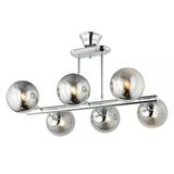 Lamp Space Modern Tasarım Avize Altılı Krom