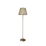 Lampada Rita Eskitme Kaplama Metal Lambader - Hasır Gold Şeritli