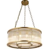lampaLuce Albinia Özel Çubuk Taşlı Salon Sarkıt Avizesi Sarı 12'li 60x95cm