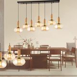 Lampaluce Forte Modern Tasarımlar Salon Oturma Odası Sarkıt Yemek Masası Üzeri Avizesi 7'Li