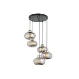 LampaLuce Lampaluce Grasso Modern Sıralı Sarkıt Yüksek Tavan Avize 5'li Füme Siyah Cam: Füme Renk Malzeme: Metal + Cam Ölçü: Çap: 40 Cm Yükseklik: 90 Cm Ampul Dahil Değildir.Duy Tipi : E27 Duylu