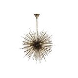 LampaLuce Lampaluce Riccio-2 Modern 9'lu Sarkıt Avize 55cm Sarı Taşlı Sarı Eskitme Renk 9 X E14 Ampul Maksimum 60w Çap: 55 Cm Yükseklik: 70 Cm Malzeme: Metal Ampul Dahil DeğildirDuy Tipi : E14 Duylu