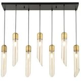 LampaLuce Lampaluce Tube Modern Tasarım Sıralı Avize 7'li Sarı Sarı 7 X E14 Ampul Maksimum 40w Çap: 80 Cm Yükseklik: 70 Cm Malzeme Metal Ve Özel Üretim Camlardan Oluşmaktadır Ampul Dahil DeğildirDuy Tipi : E14 Duylu